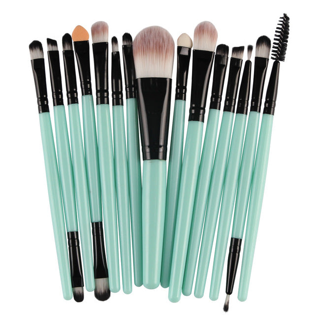 15-Piece Makeup Brush Set for Smooth, Precise Looks