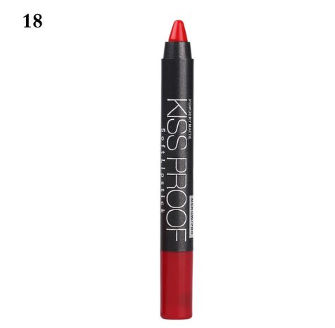 Waterproof Kiss-Proof Lip Pencil Lipstick, Longwear