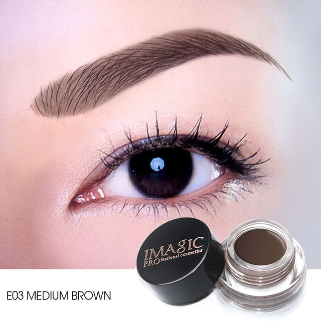 Eyebrow Gel Makeup with 6 Shades for Fuller Brows