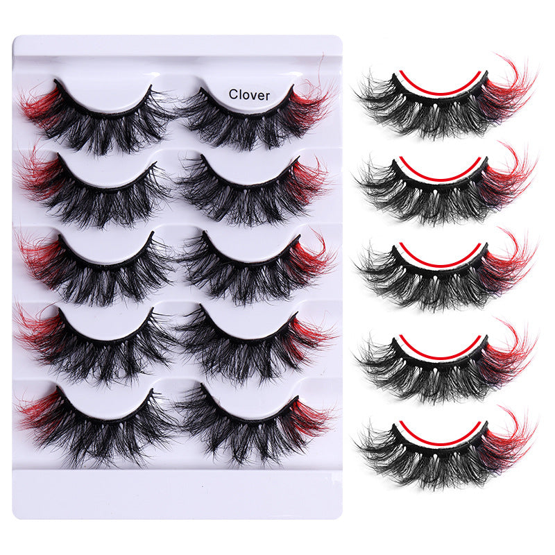 Colorful False Eyelashes for Dramatic Eye Makeup Looks