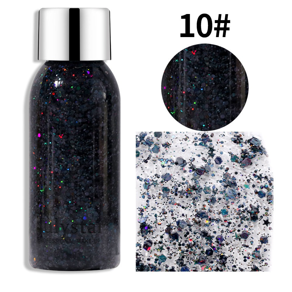 Cosmetic Glitter Makeup for Bold Stage Sparkle Looks
