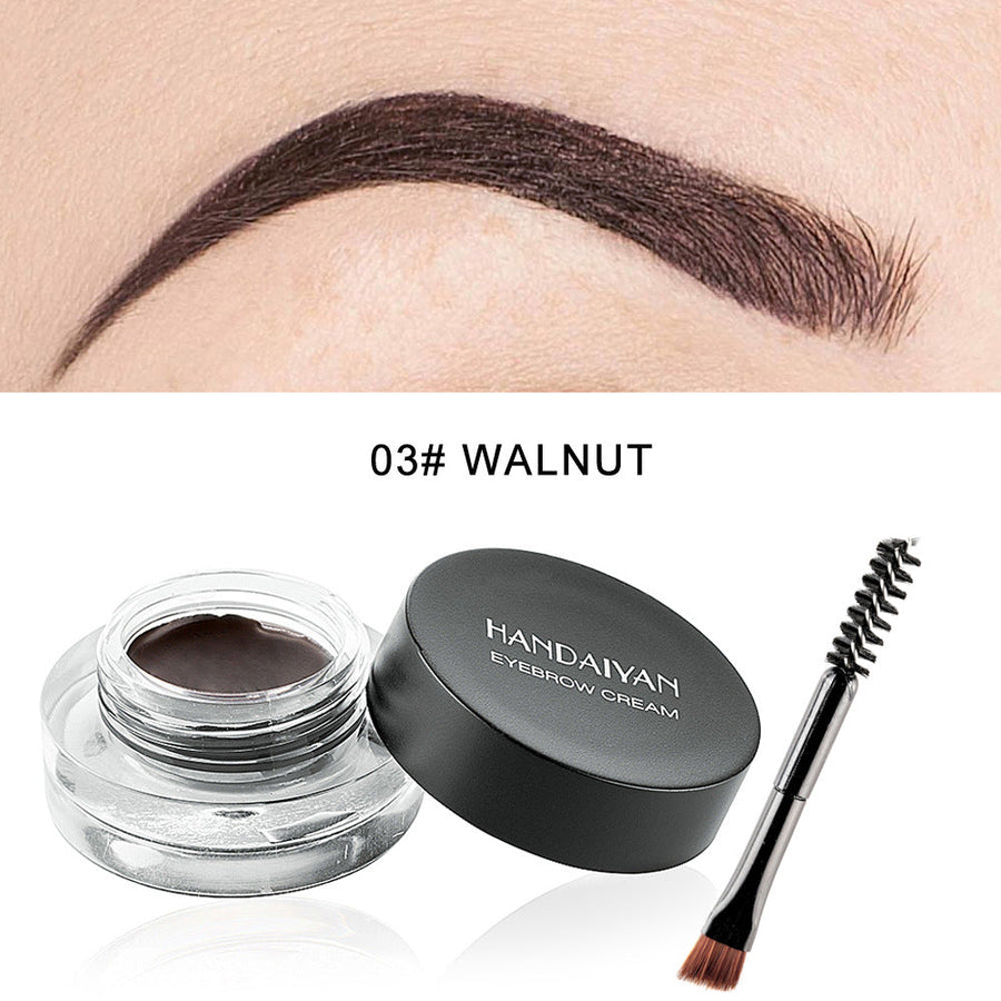 Waterproof Eyebrow Gel & Eyeliner Cream, 12 Colors