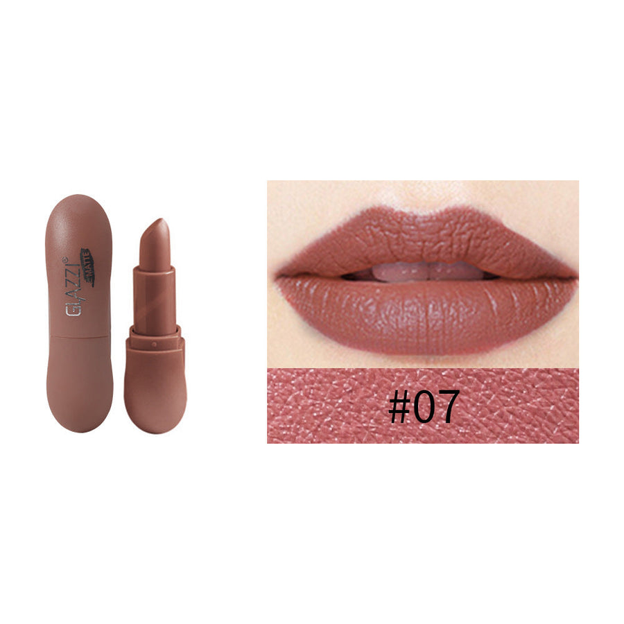 12-Color Matte Lipstick Set for Long-Lasting Color