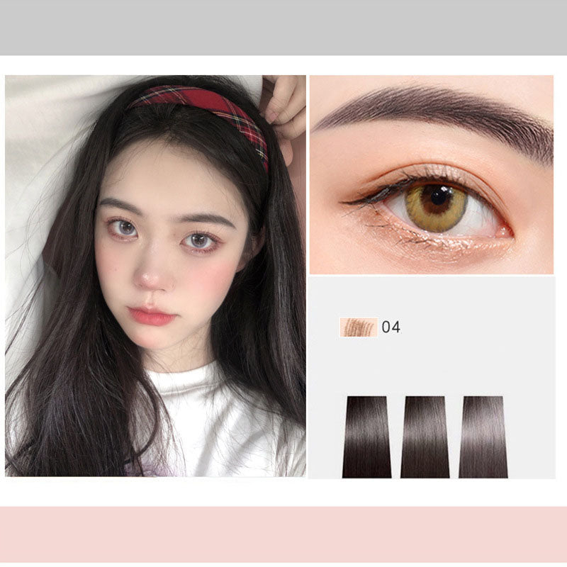 Four-Tip Eyebrow Pencil for Natural Hair-Like Strokes