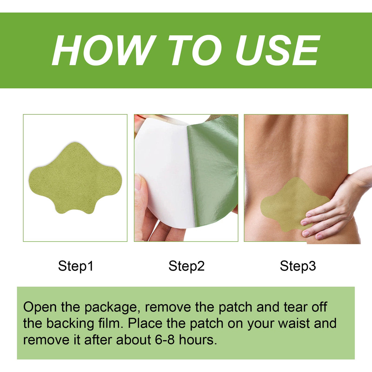 Wormwood Pain Patches – 12ct Plant‑Based Relief for Back