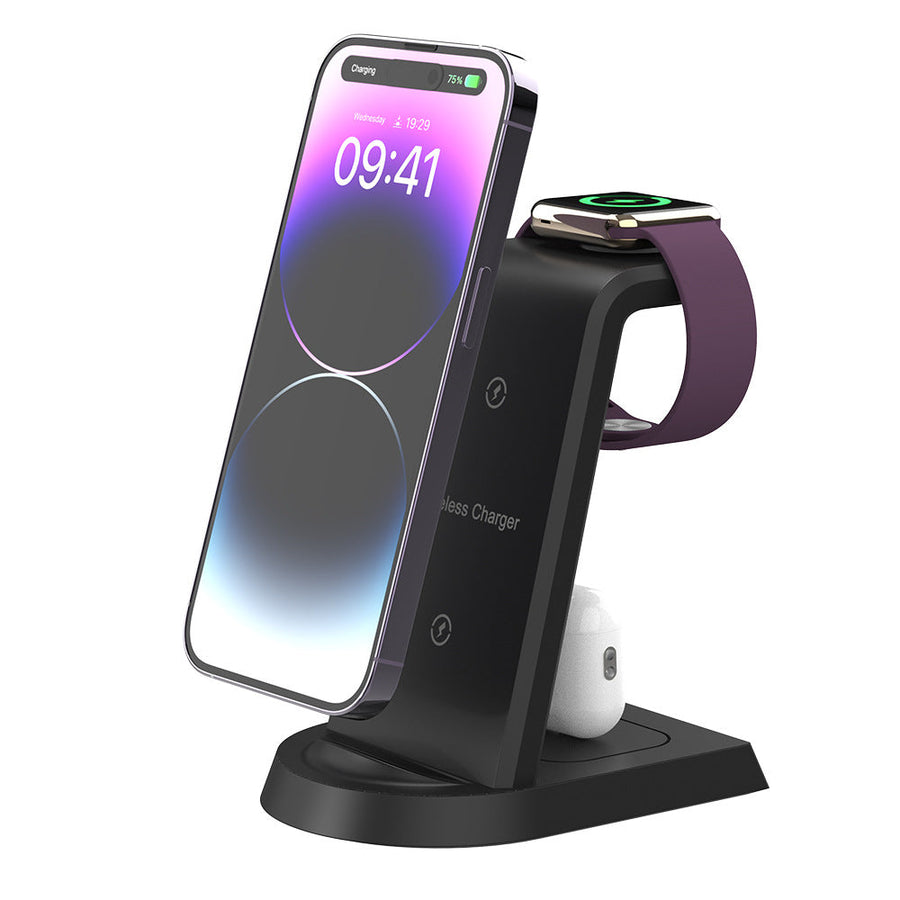 3 in 1 Wireless Charger — Charge Phone, Watch & Earbuds