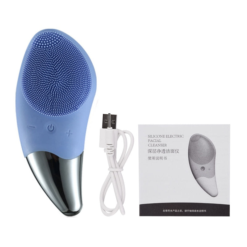 Sonic Facial Cleansing Brush — Deep Pore Cleaning