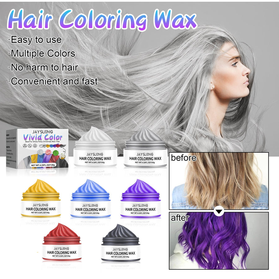 Hair Coloring Wax Cream for Easy Vivid Styling Color