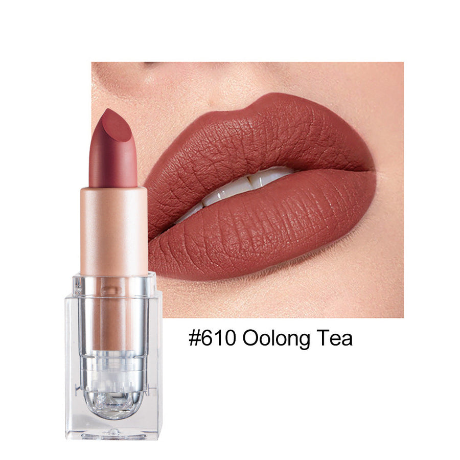 Ice Cube Matte Lipstick Set: Wearable Nude-to-Red Shades