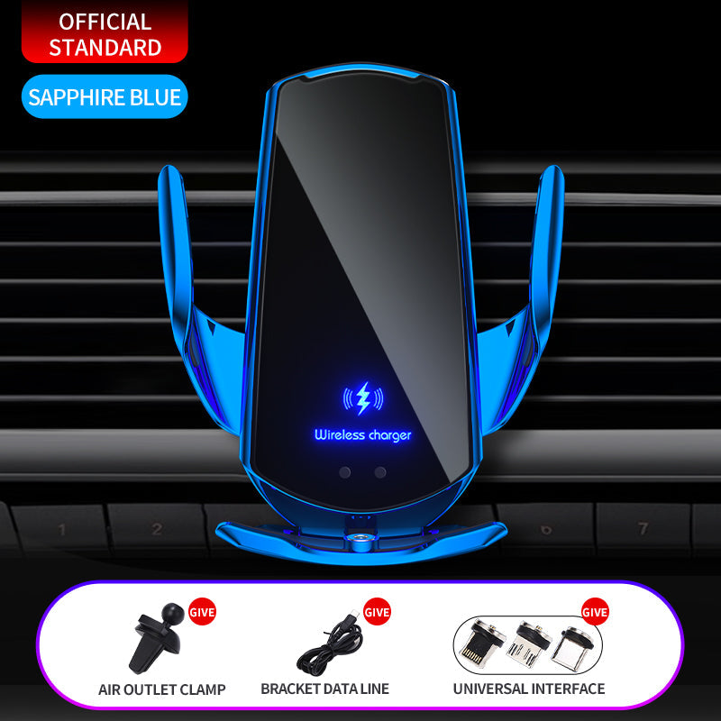 15W Auto-Clamp Wireless Car Charger Phone Mount