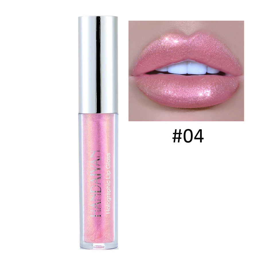Holographic Lip Gloss for Luminous Mermaid-Inspired Shine