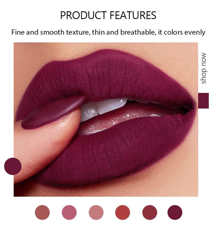 Matte Lipstick Set of 6 | Gift-Ready Shade Variety