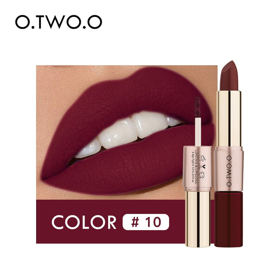 2-in-1 Matte Lipstick & Liquid Lipstick, 12 Shades