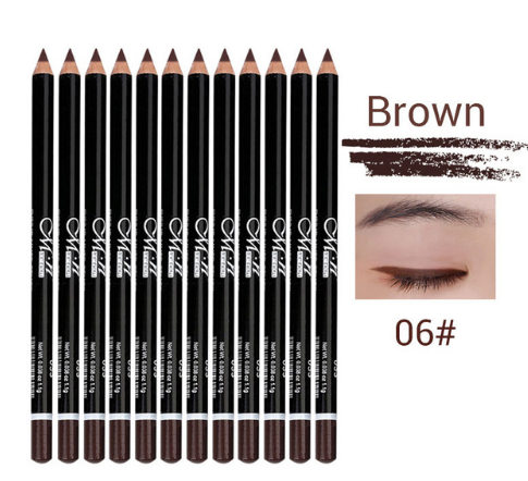 12-Color Waterproof Eyeliner Pencil Set for Bold Looks