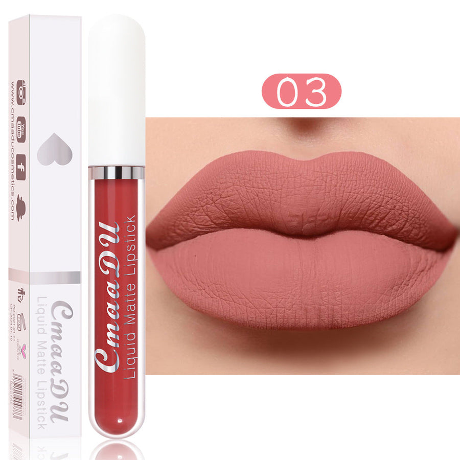 Matte Liquid Lipstick, Waterproof 18-Color Collection