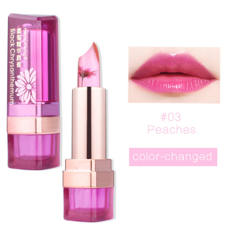 Color-Changing Lip Balm for Moisturized Pink Tint