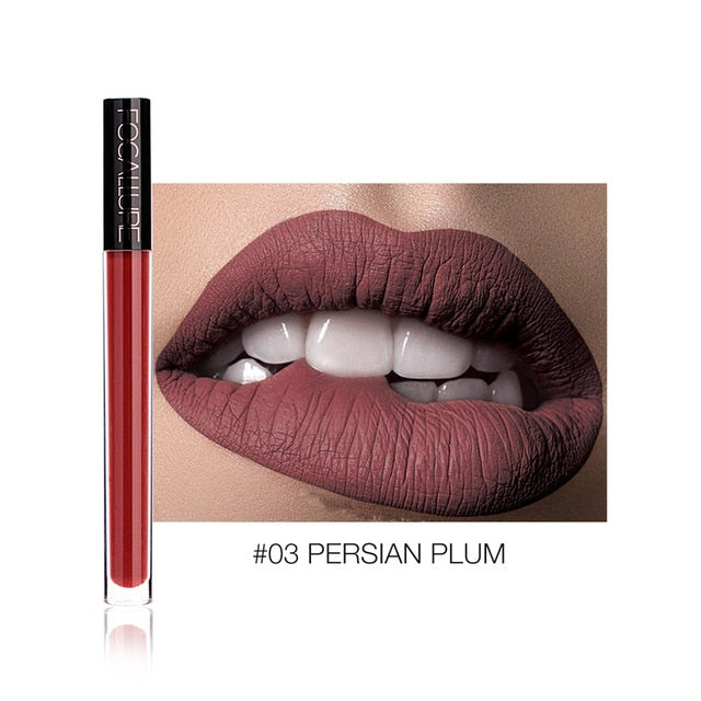 Liquid Lipstick Matte Color, Waterproof Kiss-Proof Wear