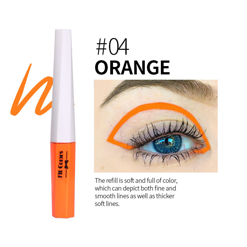 Fluorescent Graphic Eyeliner Set — 8 Neon Colors