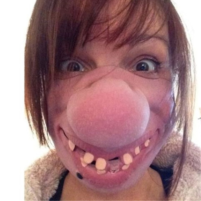 Latex Clown Mask for Instant Costume Transformation