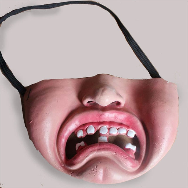 Latex Clown Mask for Instant Costume Transformation