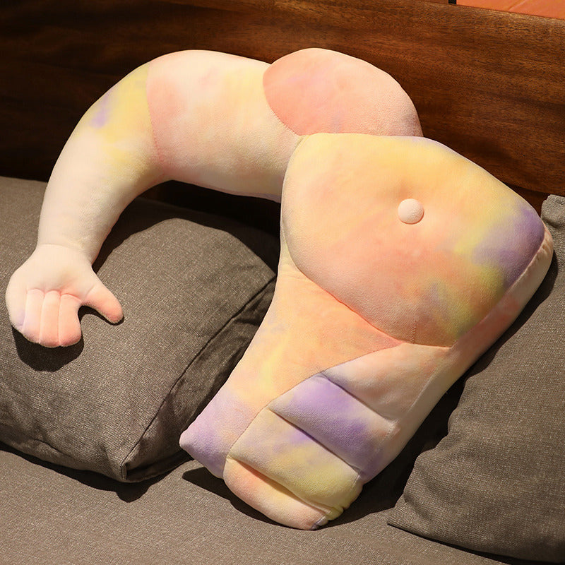 Oversized Muscle Arm Pillow for Playful Cuddling Comfort