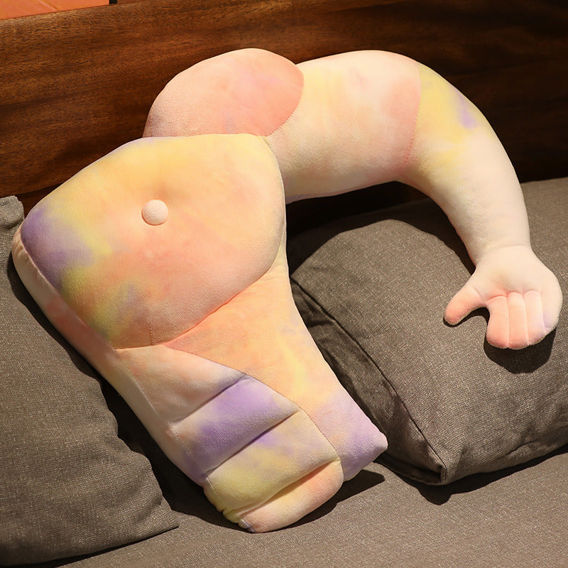 Oversized Muscle Arm Pillow for Playful Cuddling Comfort