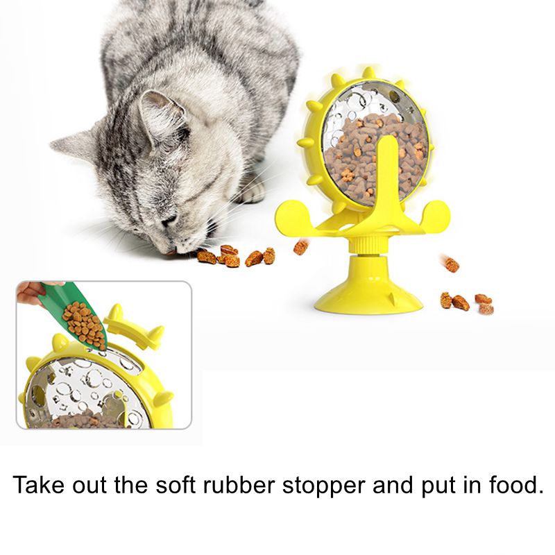 Interactive Cat Treat Dispenser for Boredom Relief