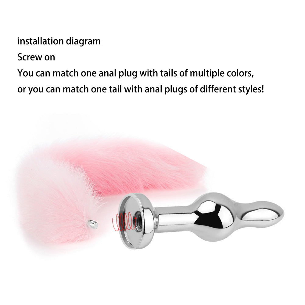 Detachable Fox Tail Anal Plug for Playful Roleplay