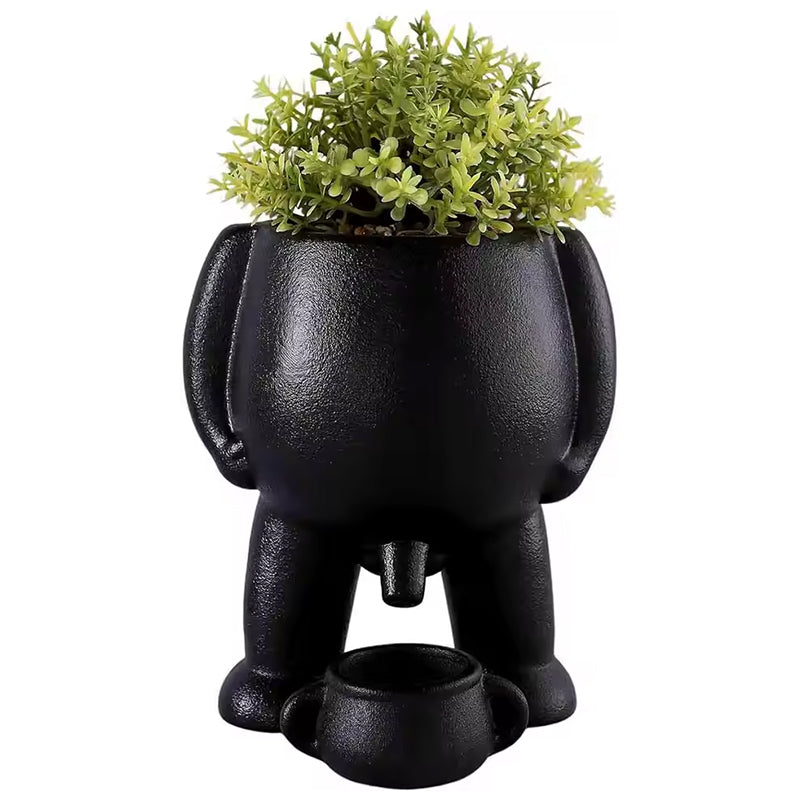 Funny Peeing Vase Planter for Playful Home Decor Gift
