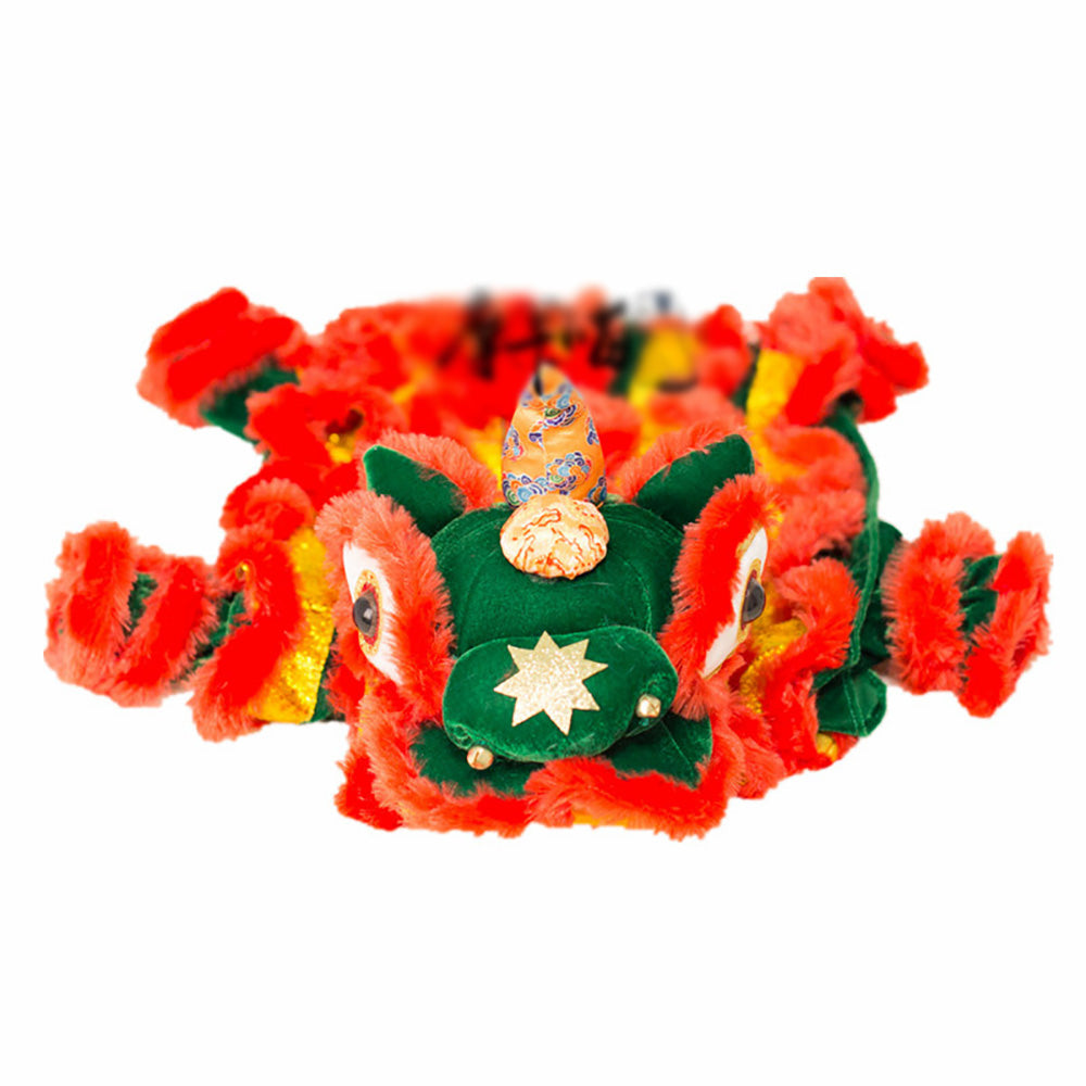 Chinese Lion Dance Pet Costume for Festive Photos