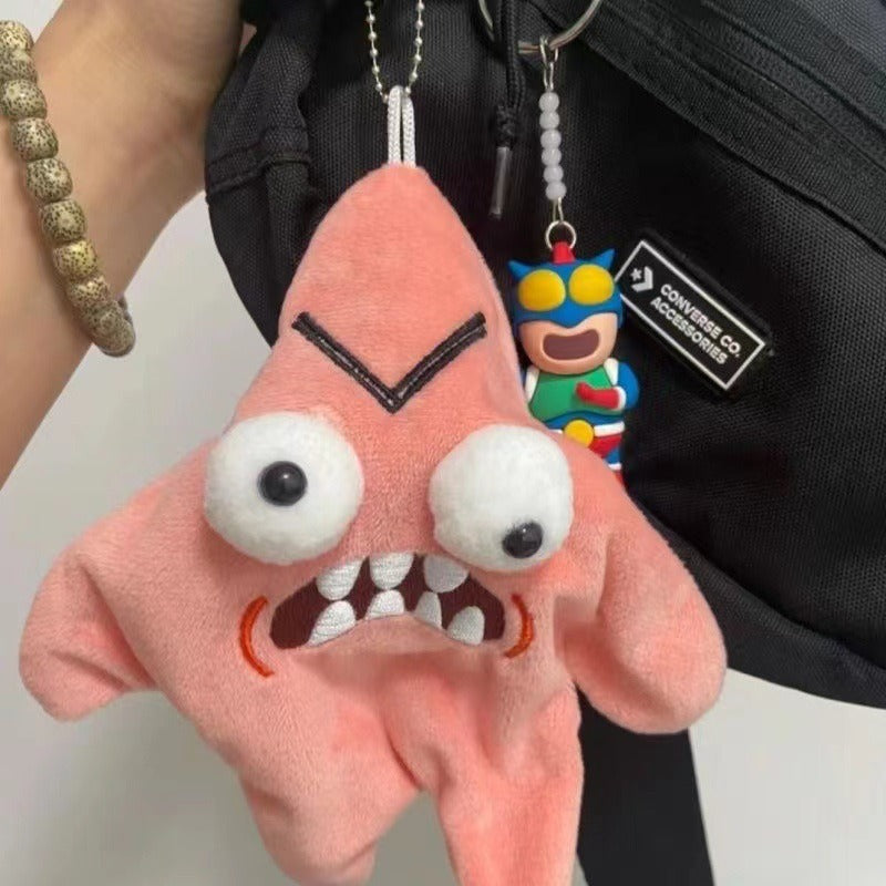 Plush Keychain Pendant for Playful Bag Personality