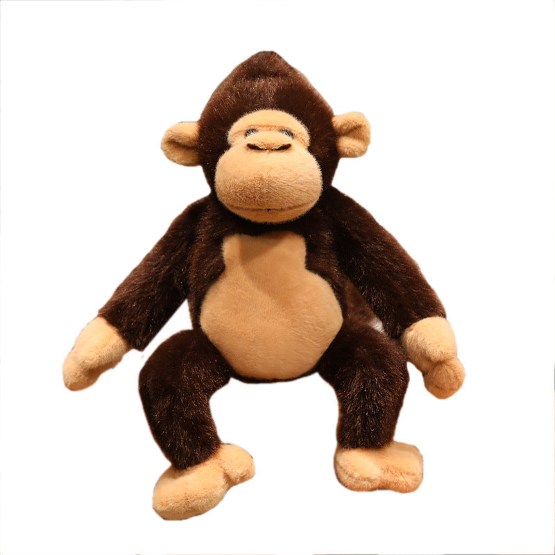 Long-Armed Monkey Plush Set – 3 Playful Friends