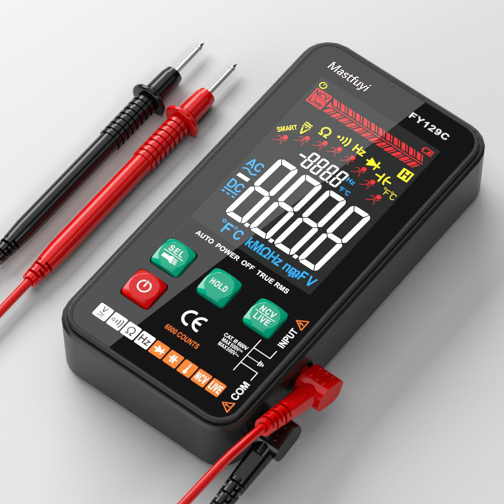 Digital Multimeter Auto Range with Large Color Screen