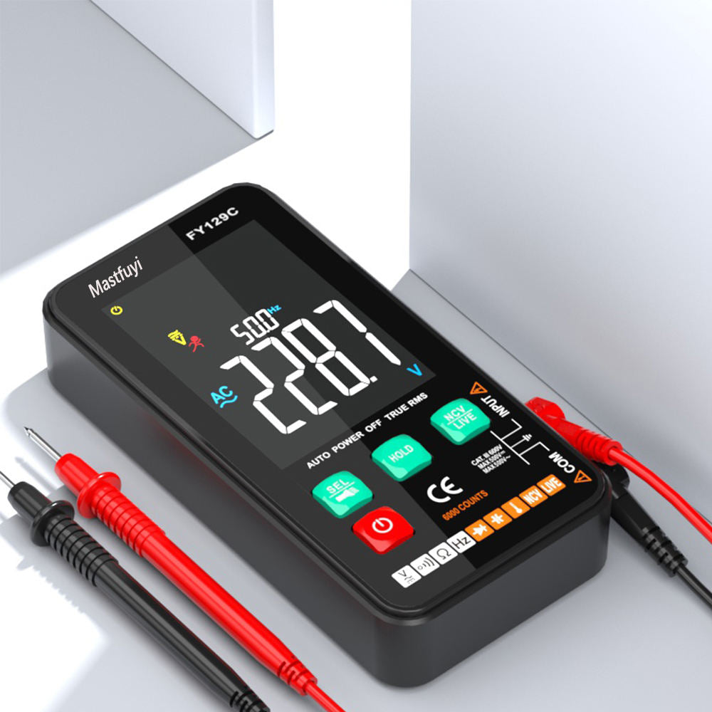 Digital Multimeter Auto Range with Large Color Screen