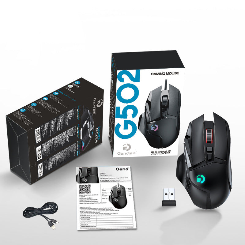 Wireless RGB Gaming Mouse with 2.4G Receiver and Wired Mode