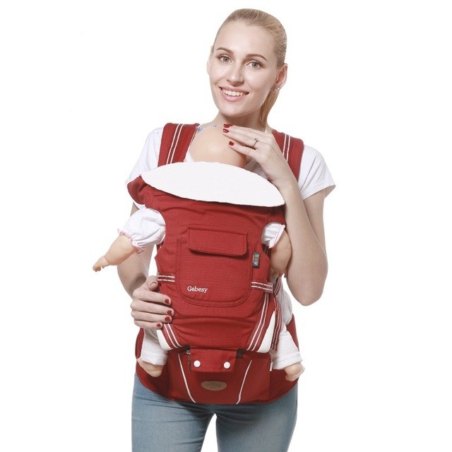 Ergonomic Baby Carrier With Hip Seat for Hands-Free Comfort