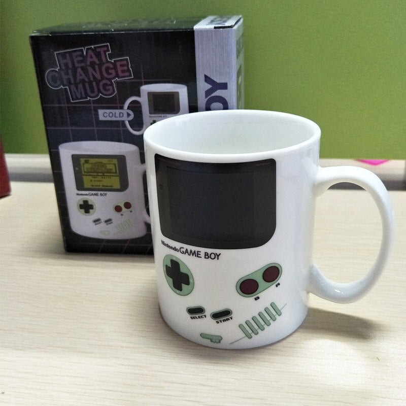 Game Boy Color Changing Mug: Hot Drink Reveals Retro Design
