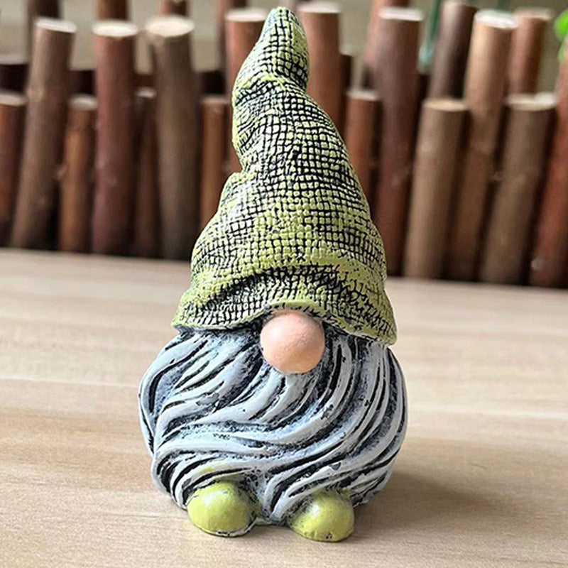 Garden Gnome Sculpture Decor for Colorful Displays