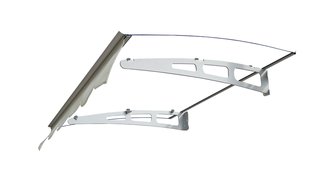 Door Window Canopy with Clear Polycarbonate Rain Cover