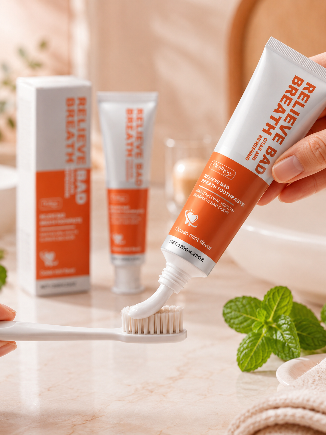 Gentle Clean Toothpaste – Ocean Mint Freshness & Whiter Teeth