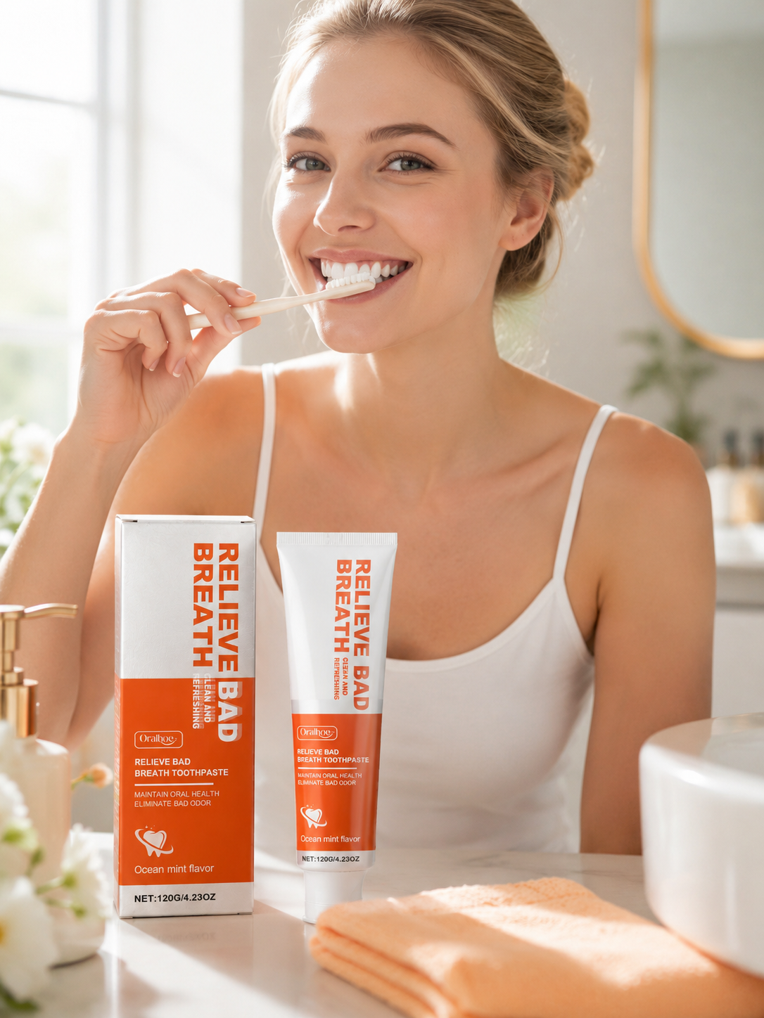 Gentle Clean Toothpaste – Ocean Mint Freshness & Whiter Teeth