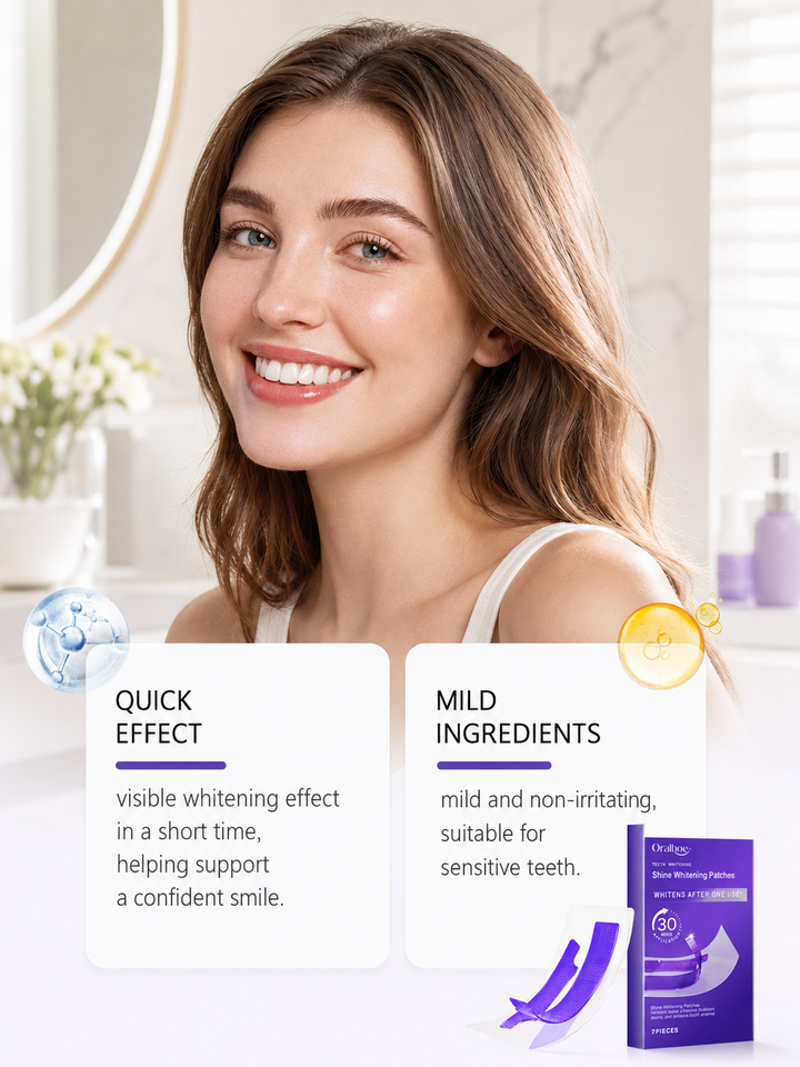 Gentle Cleaning Tooth Patches — Daily Whitening & Freshness