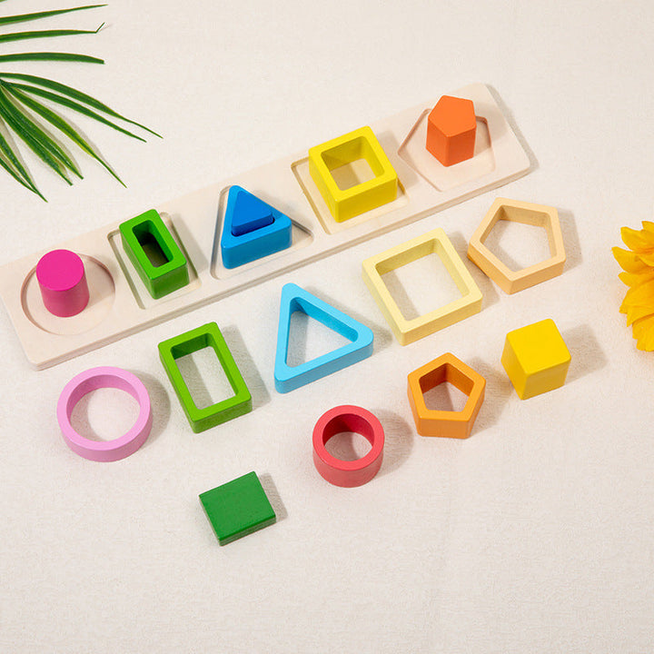 Shape Matching Toy for Screen-Free Early Learning Play
