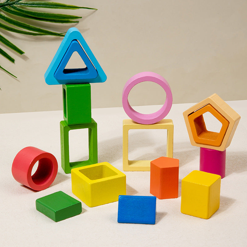 Shape Matching Toy for Screen-Free Early Learning Play