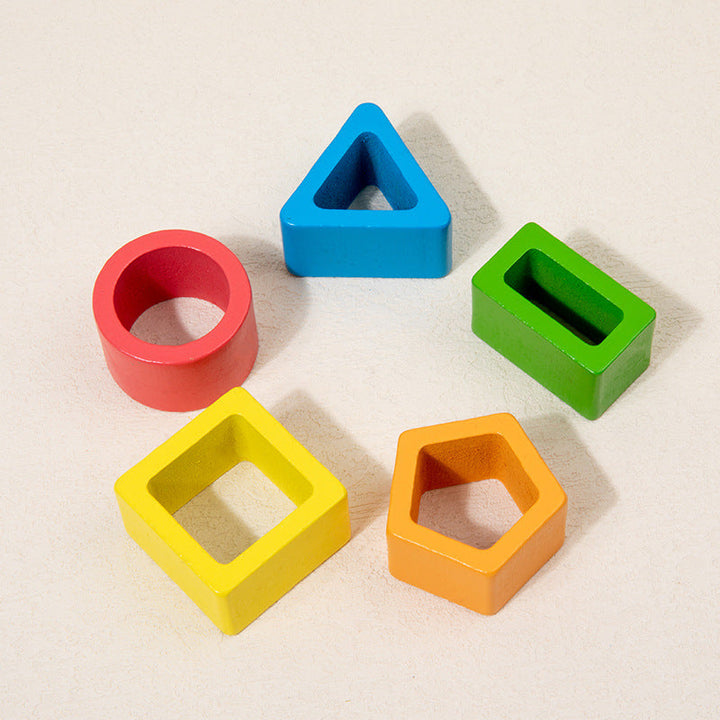 Shape Matching Toy for Screen-Free Early Learning Play