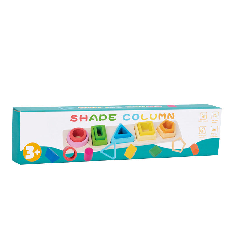 Shape Matching Toy for Screen-Free Early Learning Play