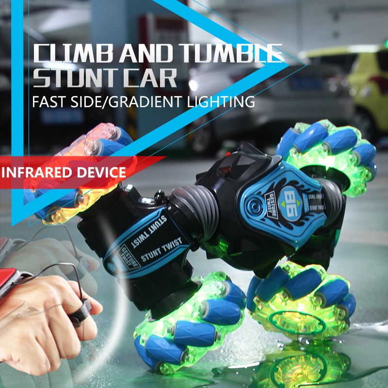 Gesture Control Stunt Car with LED Drift Wheels Toy