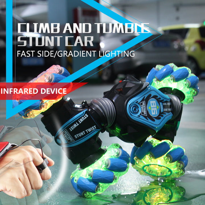 Gesture Control Stunt Car with LED Drift Wheels Toy