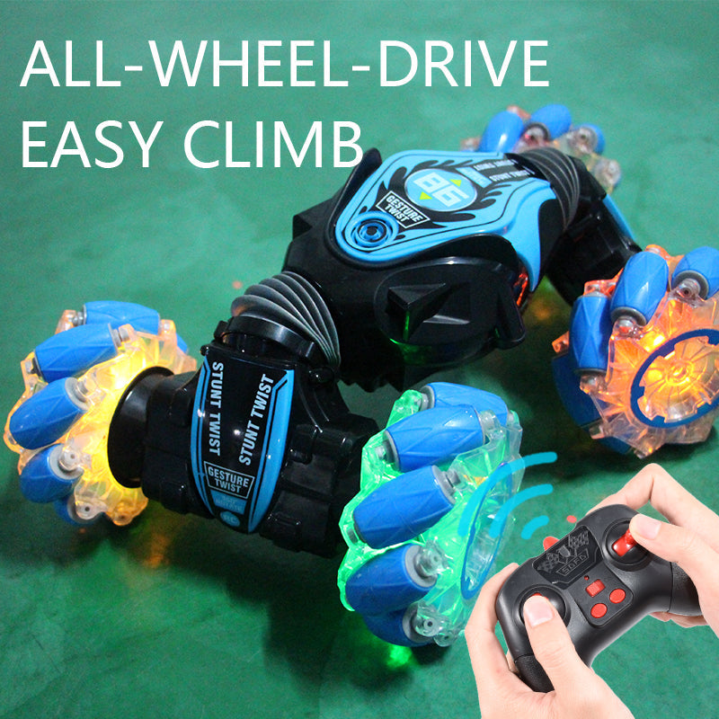 Gesture Control Stunt Car with LED Drift Wheels Toy