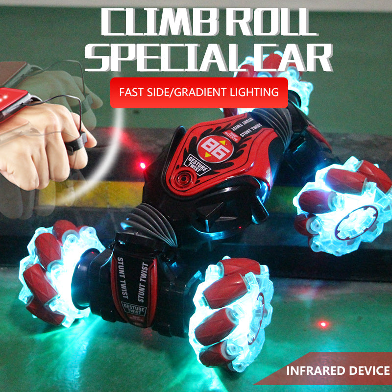 Gesture Control Stunt Car with LED Drift Wheels Toy
